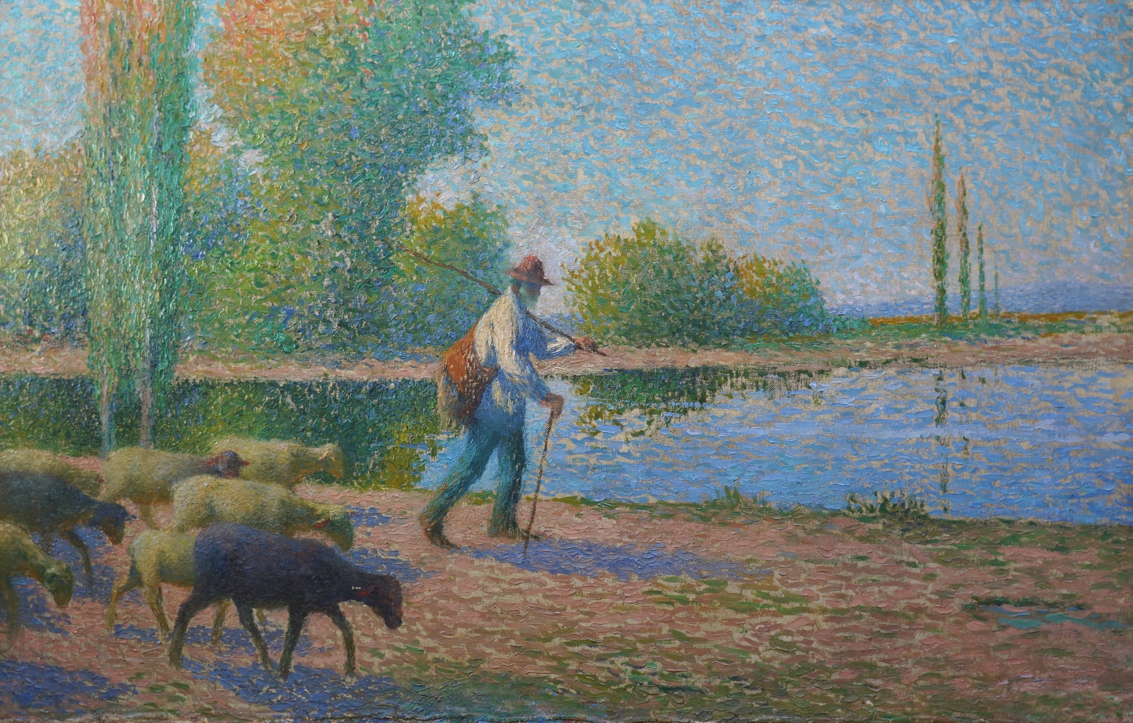 Manner of Henri Martin, French (1860-1943), 'Berger'